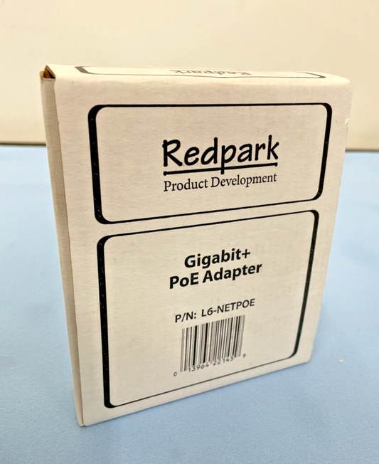 Redpark L6-NETPOE Gigabit+ PoE Adapter - Power Over Ethernet CAT5 for Apple iPad