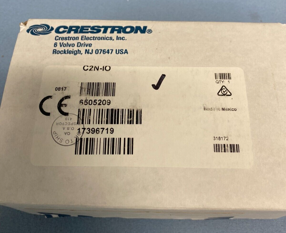 Crestron C2N-IO -Control Port Expansion Module- NEW Open Box 6505209 – LPAV