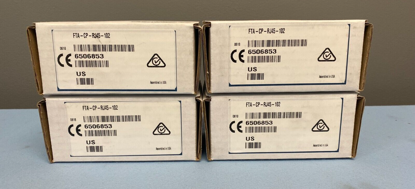 Crestron FTA-CP-RJ45-102 FlipTop Connector Plate, RJ45 x 2 6506853 Lot of 4
