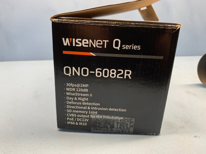 Wisenet QNO-6082R 2 MP Outdoor Full HD Network Camera Color Monochrome Bullet