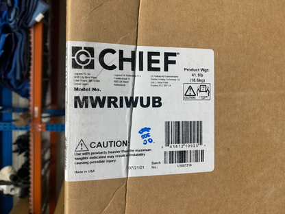 Chief MWRIWUB In-Wall Swing Arm (Black)