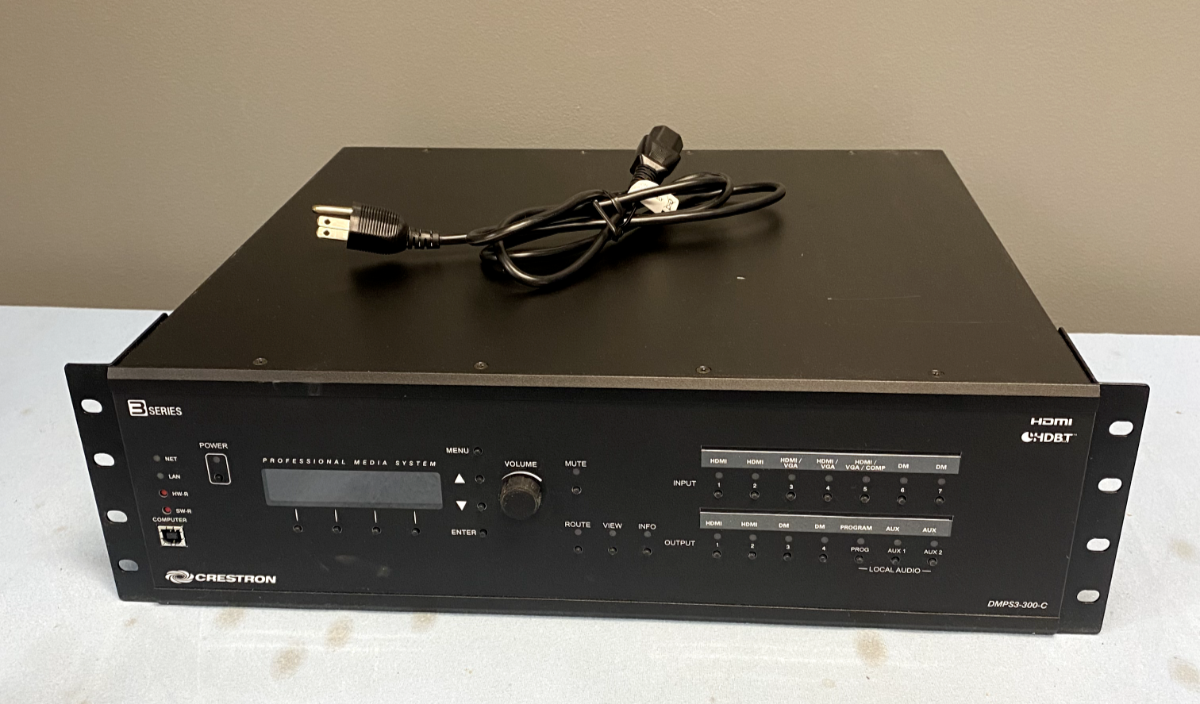 Crestron DMPS3-300-C 3-Series DigitalMedia Presentation System 300 6506615