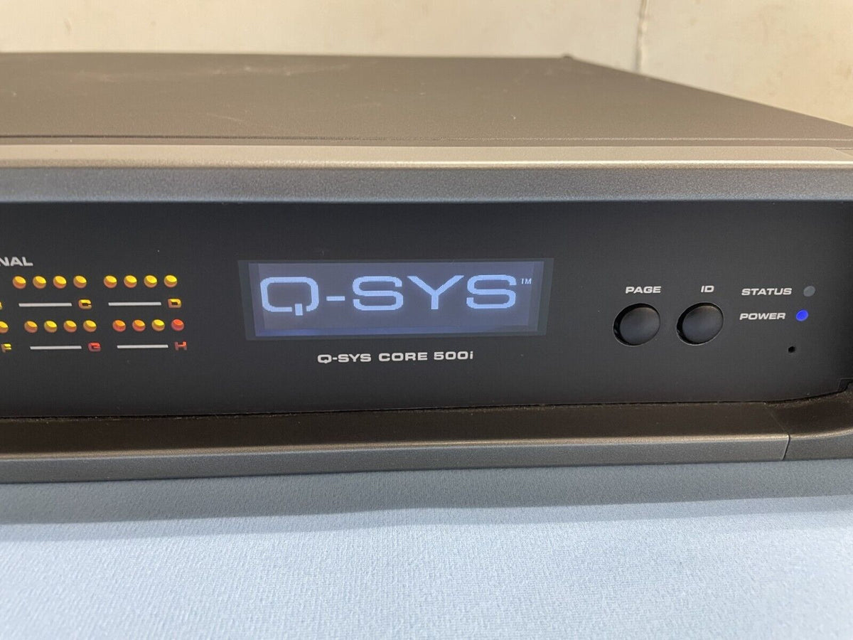 Qsc Remote Control QSC Q-SYS Core 500i Integrated System Platform Digital DSP Control Pro ...