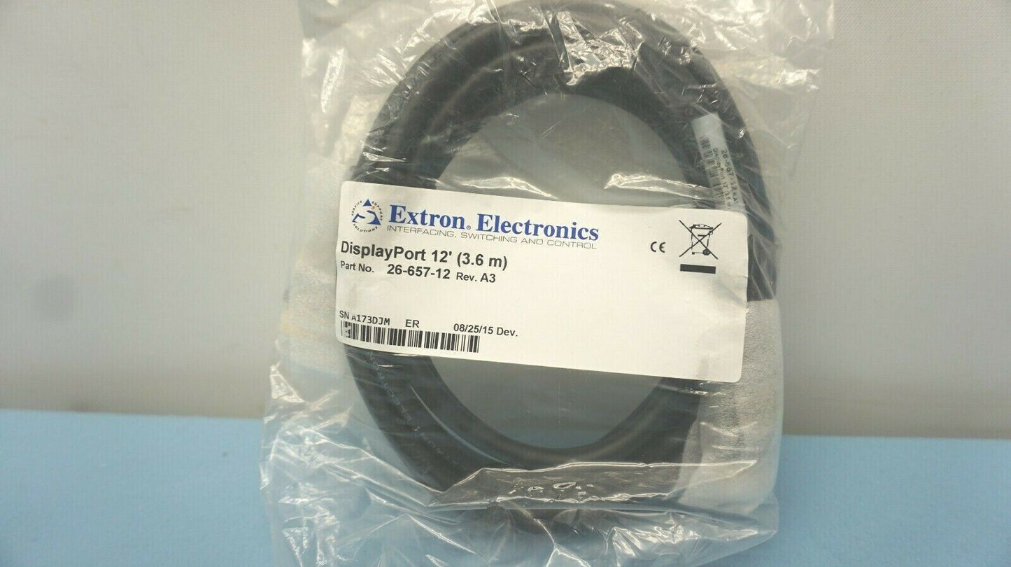 Extron Display Port Cable (12") (26-657-12)