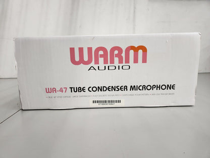 Warm Audio WA-47 Large-Diaphragm Tube Condenser Studio Recording Microphone Mic