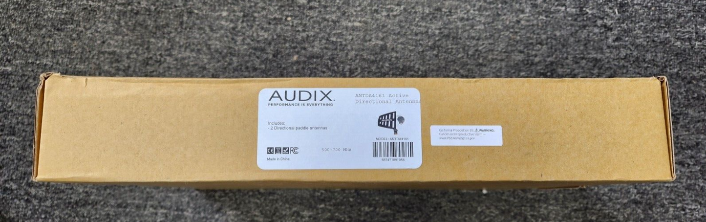 Audix ANTDA4161 Wideband Active Directional Antenna 500 to 700 MHz, Pair NEW