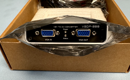 Opticis VGDF-200 VGA to Optical DVI Converter w/ Power Supply