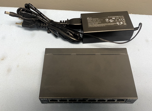 tp-link TL-SG108PE V3 8-Port Gigabit Easy Smart Switch with 4-Port PoE+ w/ Power