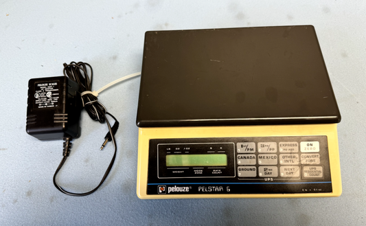 Pelouze Pelstar 6 PS6R1 Postal Scale - Tested & Working, Rare Vintage