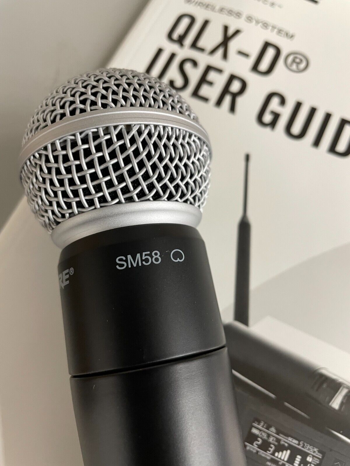 Shure QLX-D Series Digital Wireless Handheld Microphone System w/ SM58 - V50