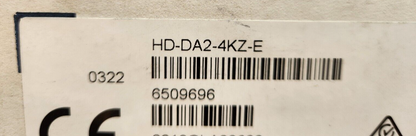 CRESTRON HD-DA2-4KZ-E Distribution Amplifier w/24VDC 100-240VAC Power Pack NEW