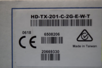 Crestron HD-TX-201-C-2G-E-W-T Transmitter w/Power Supply