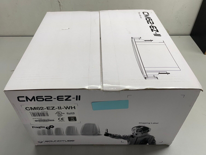 Soundtube CM62-EZ-II-WH 6.5in Coaxial In Ceiling Speaker White