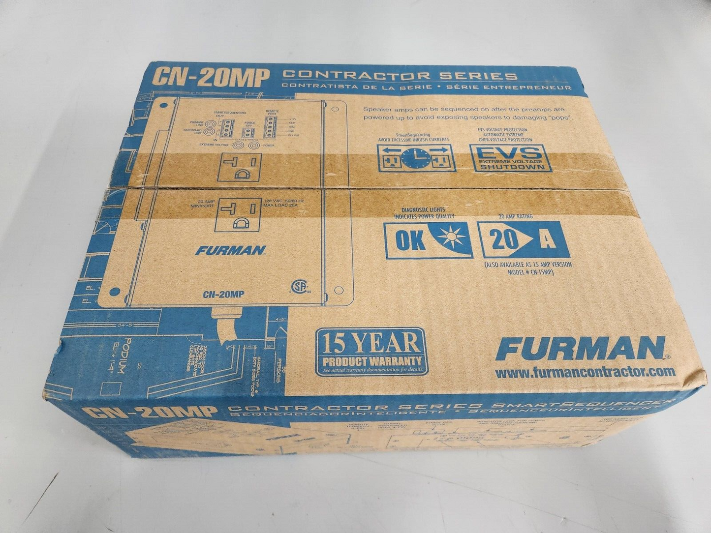 Furman CN-20MP Remote Duplex Power Sequencer CN20MP NEW