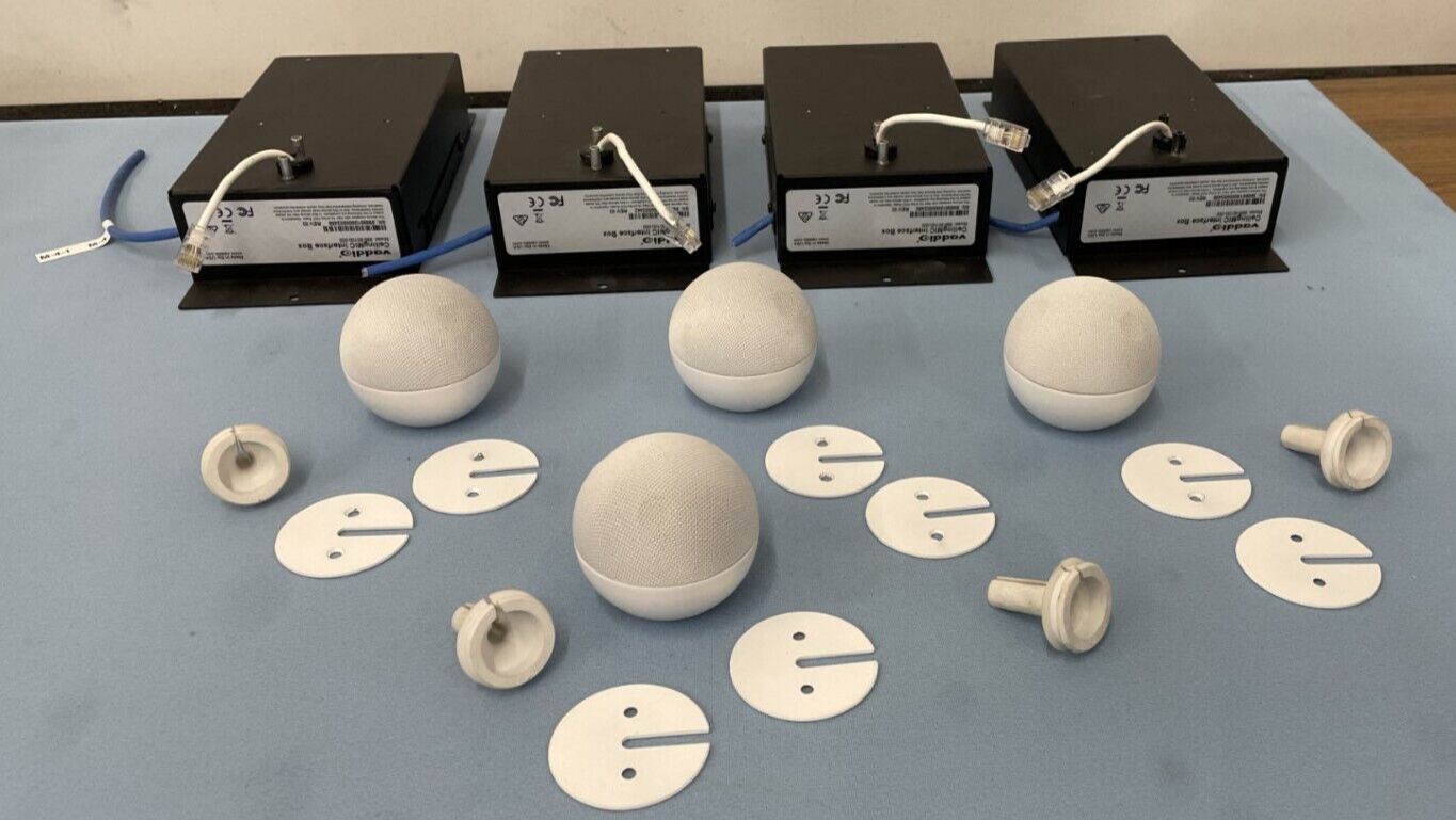 Vaddio CeilingMic Hanging Ceiling Microphone & Interface Box LOT – LPAV