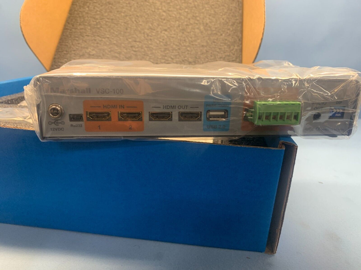 Marshall VSC-100 AV Consolidator Bridge with Dual HDMI and USB Pass-Through