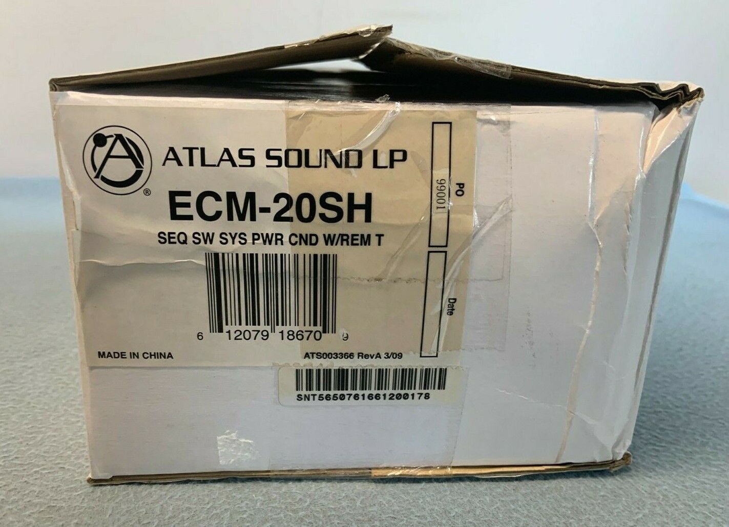 Atlas Sound ECM-20SH / 20A AC Power Conditioner and Suppressor / Single Housing