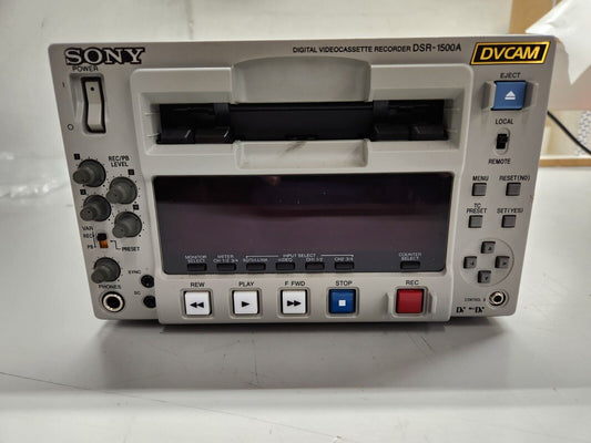 Sony DSR-1500A DVCAM Digital Video  Recorder  w/ SDI Option Sub 100 Hours