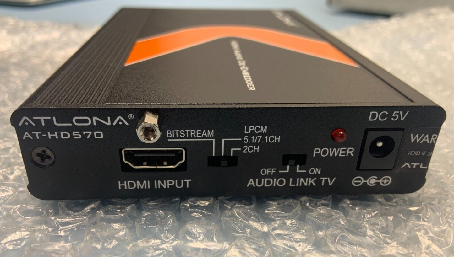 Atlona AT-HD570 BTX HDMI 1.3 Audio De-Embedder