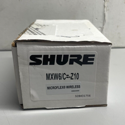 Shure MXW6/C-Z10 Cardioid Bi-Directional Boundary Transmitter Microphone