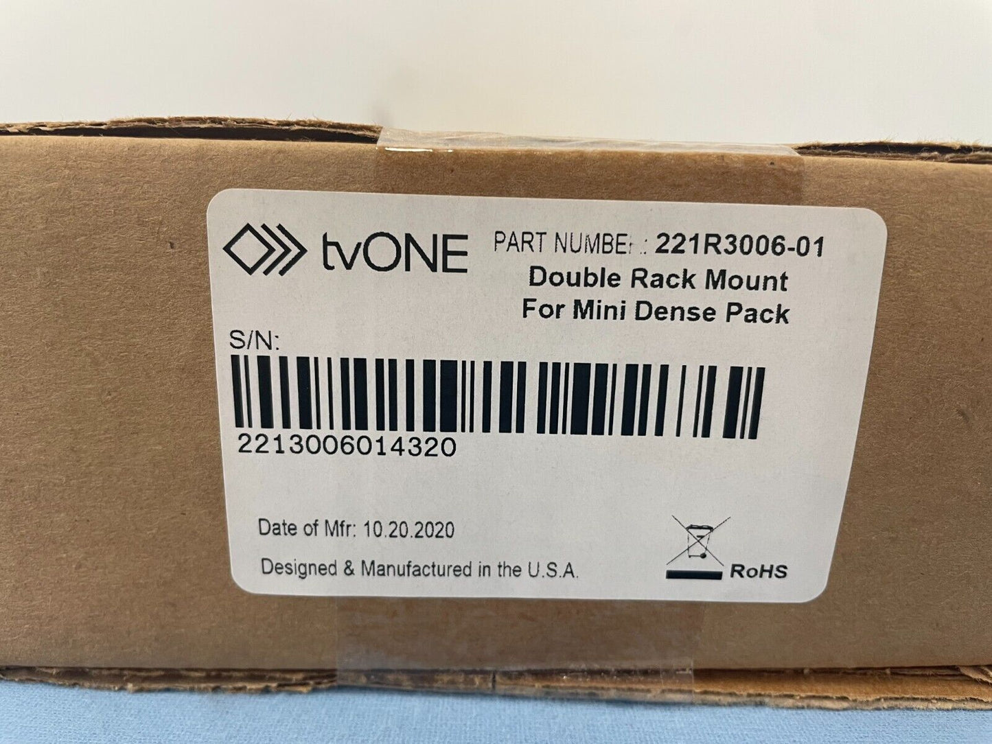 TV One 19" Single/Dual Rackmount Kit for Mini Dense Pack PSU / 221R3006-01