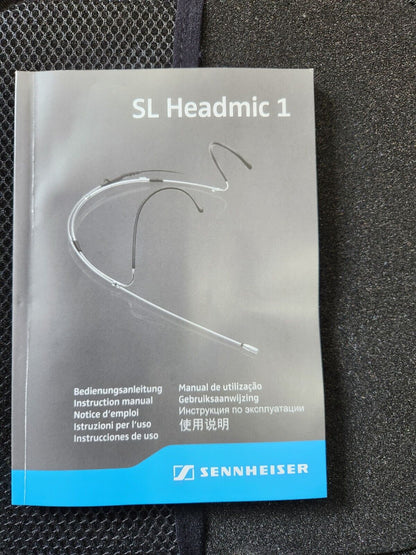 Sennheiser SL HEADMIC 1-4 BK-NC  Black Neckband Omni Microphone 3 Pin New