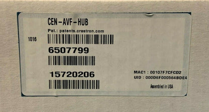 NEW Crestron / 6507799 / CEN-AVF-HUB / AV Framework Hub