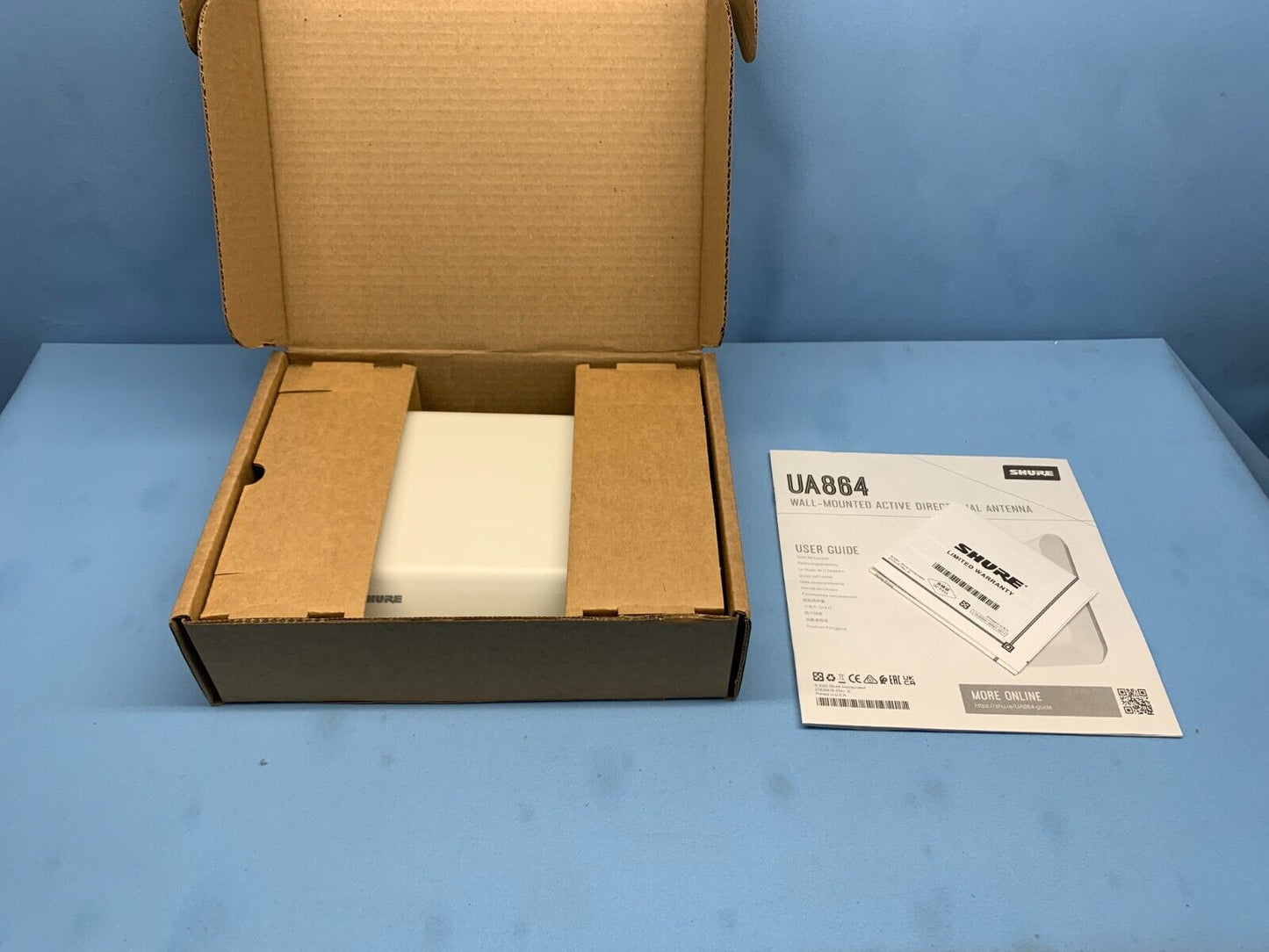 Shure UA864US Active Wideband UHF Wireless Omni Antenna Booster 470-698 Mhz