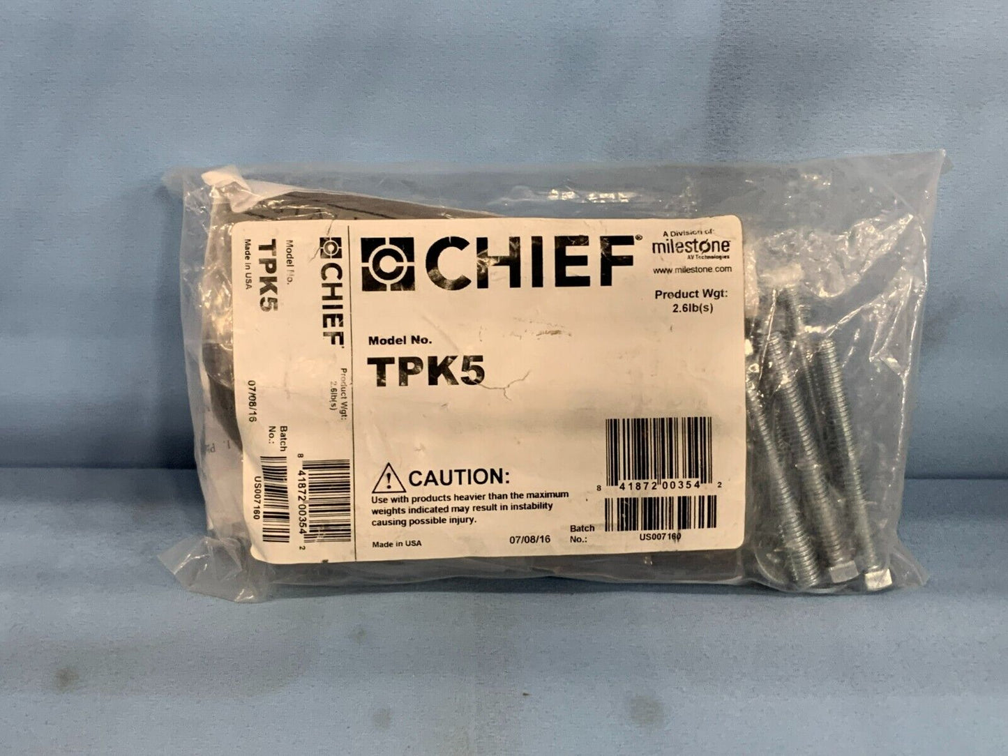Chief TPK5 / Truss Clamp Kit for 2 to 3" OD round or square Truss