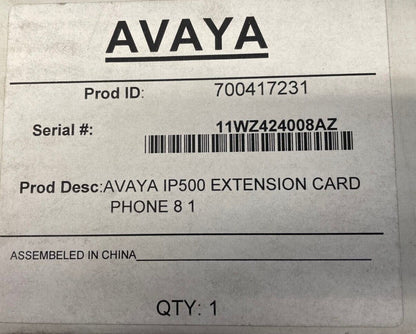 Avaya 700417231 IP500 Analog Extension Phone 8 Module
