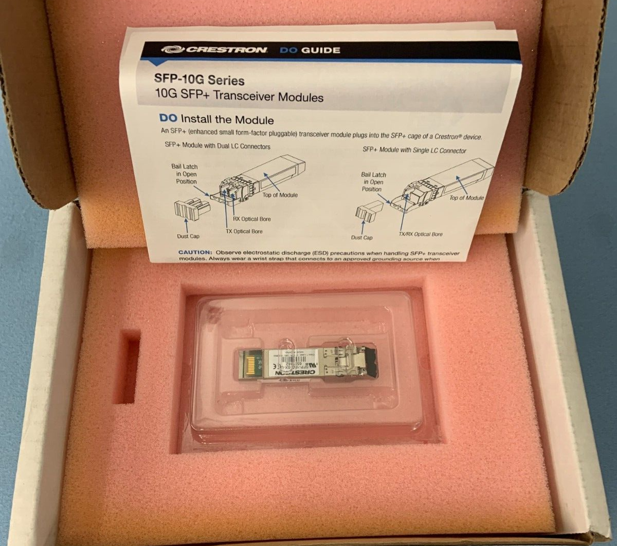 Crestron SFP-10G-BX-U | 10km SFP+ Transceiver Module for DMF & DMCF | 6507882