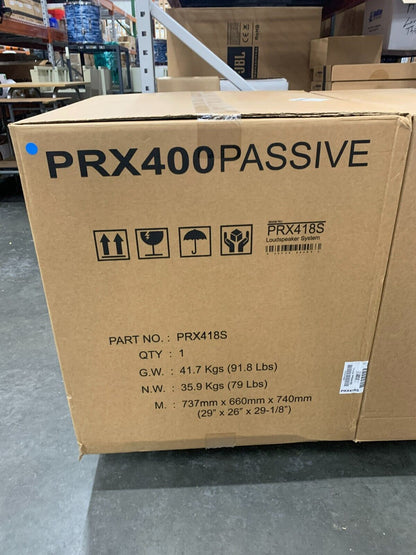 JBL Professional PRX418S / Compact Passive Subwoofer-Loudspeaker / 18-Inch