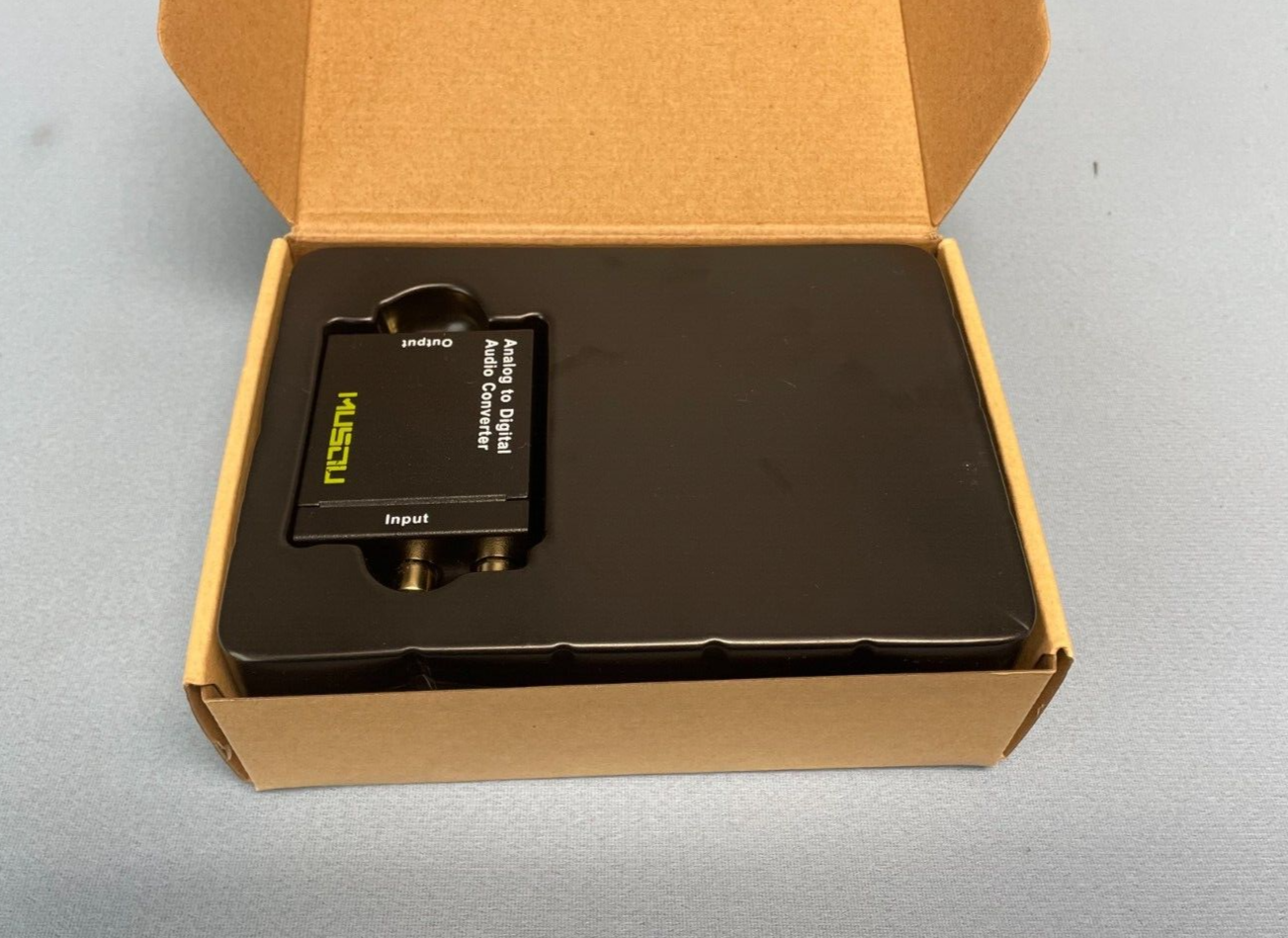 Musou Digital Optical Coax To Analog RCA Audio Converter Adapter X0014VDBAB