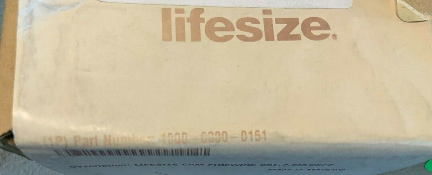 LifeSize 25ft / 7.5m Camera Firewire Cable - Black - 1000-0000-0161