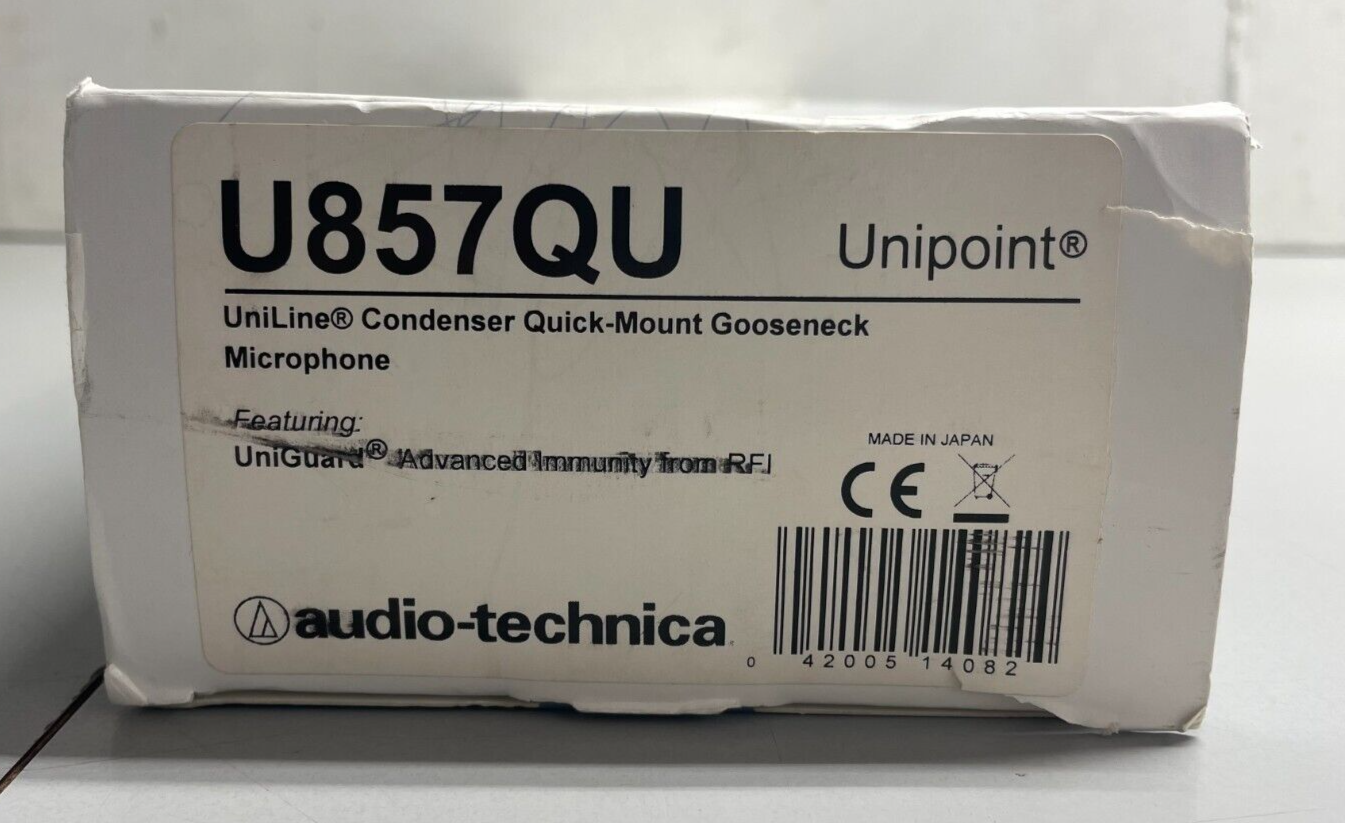 Audio-Technica U857QU UniPoint UniLine Condenser Gooseneck Microphone