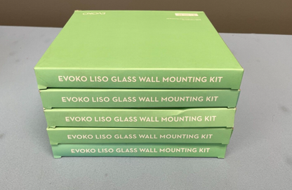 Lot of 5 Evoko Liso Glass Mounting Kit ERM2022