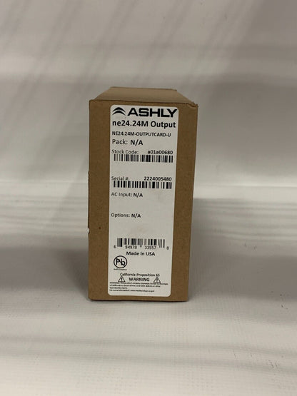 Ashly 24.24M Output - 4-Output Exp Module for Protea 24.24M Matrix Processor