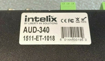 Intelix 3-Input 40W, 70/100V Class-D Speaker Amplifier AUD-340