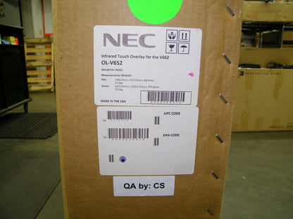 NEC OL-V652 / 10-Point Infrared Multi-Touch Overlay
