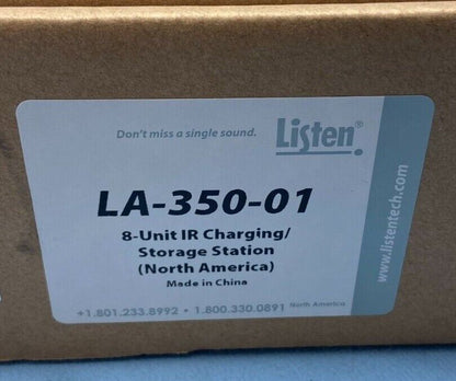 Listen Technologies LA-350-01 8-Unit IR Charging/Storage Station