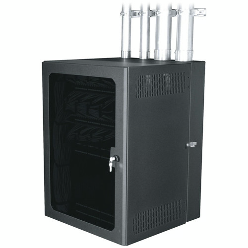 Middle Atlantic CableSafe CWR-12-26PD Wall Mount Rack with Plexi Door 12RU 24" D