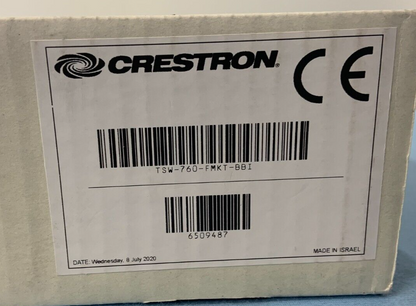 Crestron TSW-760-FMKT-BBI Back Box for TSW-750/752/760 Flush Mount Kit | 6509487