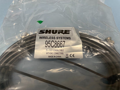 Shure Wireless Systems 25 Ft Coaxial Cord 95C8667