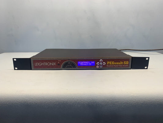 Leightronix PEGVault-SD / Broadcast Digital Video Encoder