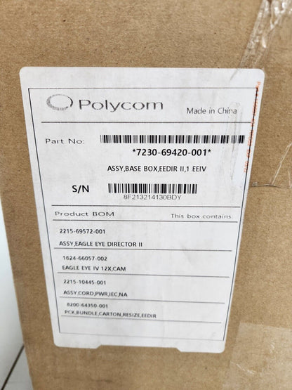 Polycom EagleEye Director II & Dual EagleEye IV Cameras 7230-69420-00 Open Box