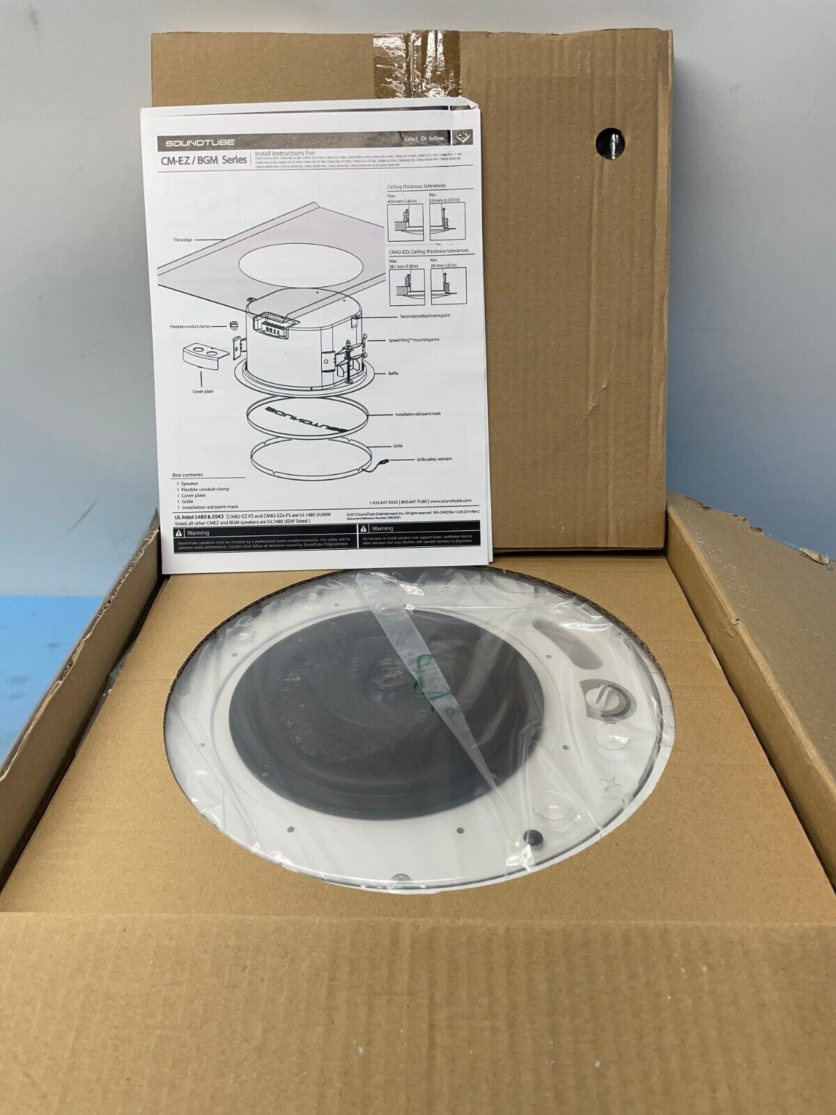 SoundTube Entertainment CM62BGM 6.5" Coaxial In-Ceiling Speaker (White)