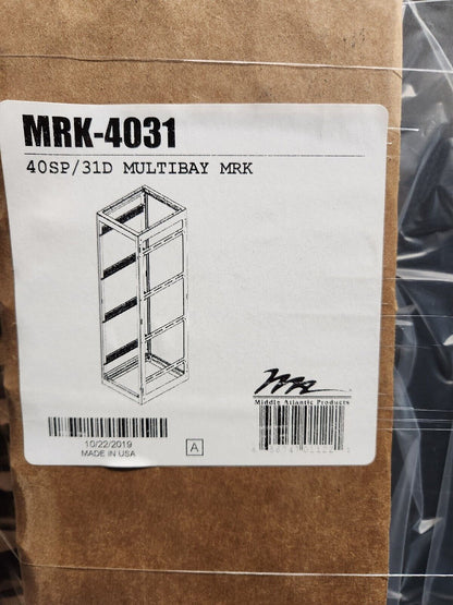 Middle Atlantic MRK Series 19" Gang-able Enclosure MRK-4031 (40U) with Rear Door