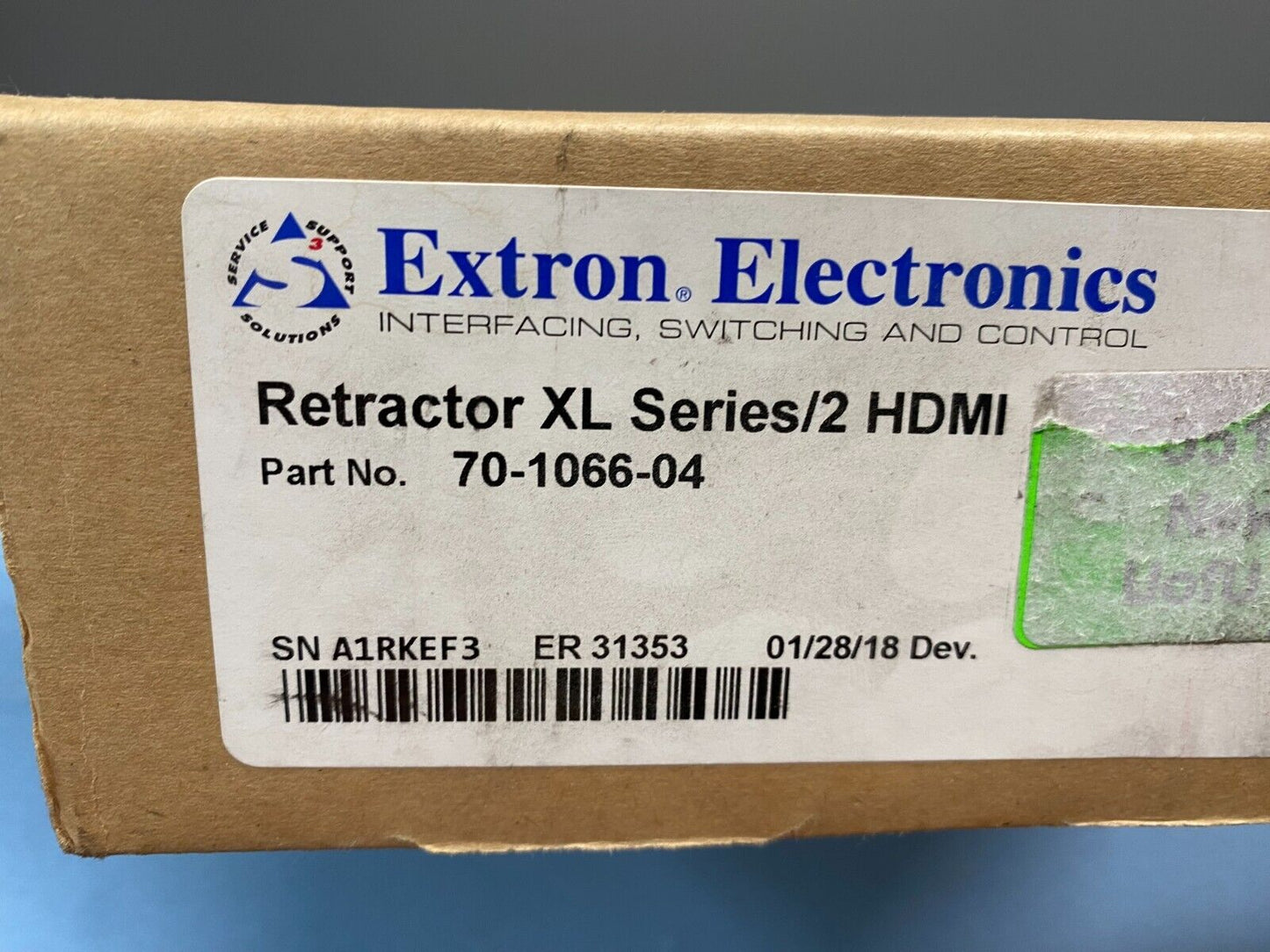 Extron Retractor XL HDMI Extended Length Cable Retraction System 70-1066-04