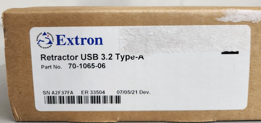 Extron 70-1065-06 Cable Retraction System with Speed Control USB 3.2 Type A