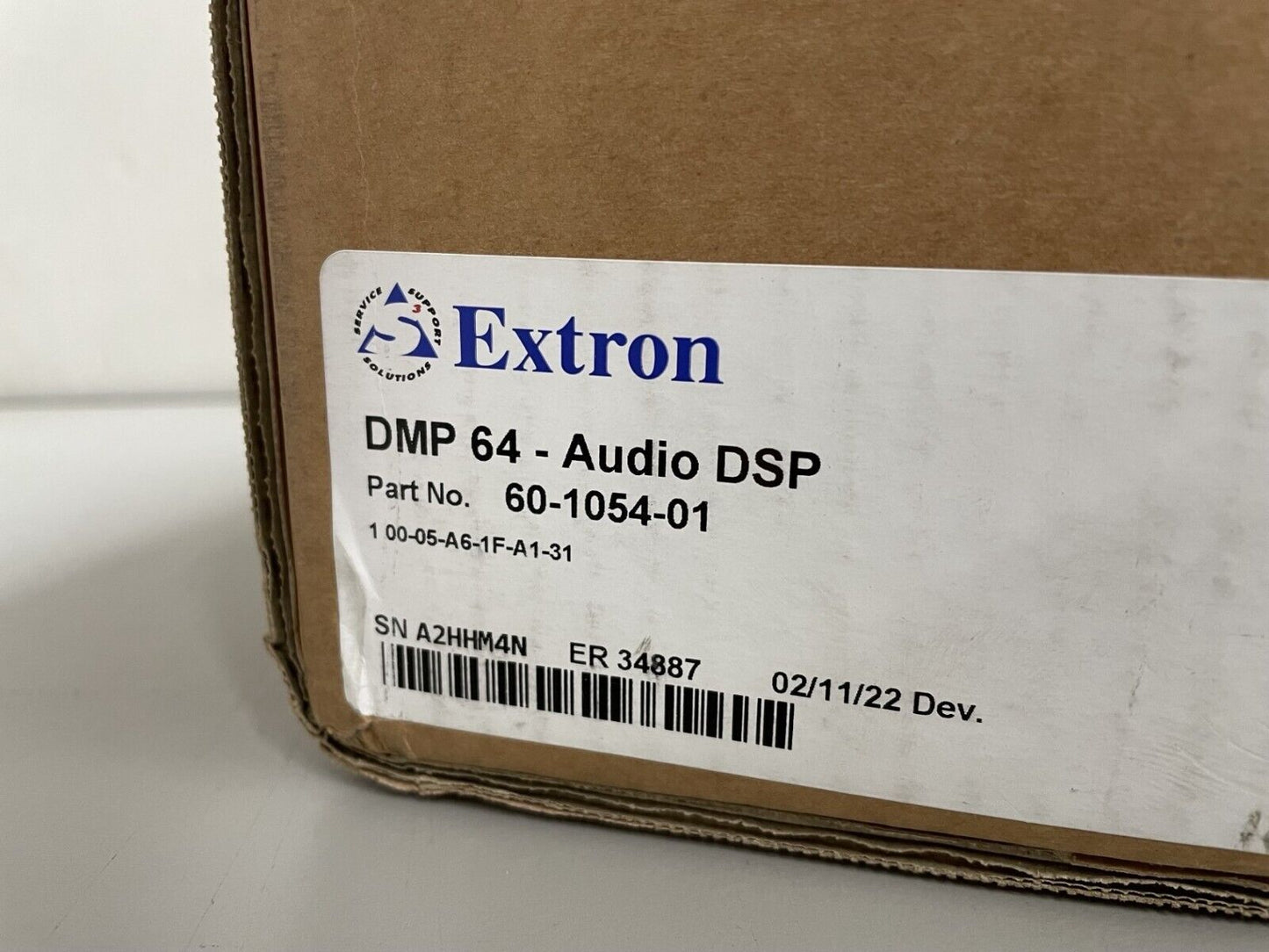 Extron DMP 64 ProDSP 6x4 Digital Signal Audio Matrix Processor DSP 60-1054-01